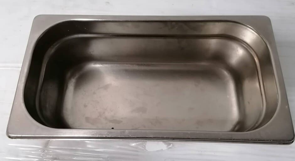 Λεκάνη 1/3Gn Inox Βάθος 10Cm - Μεταχειρισμένη